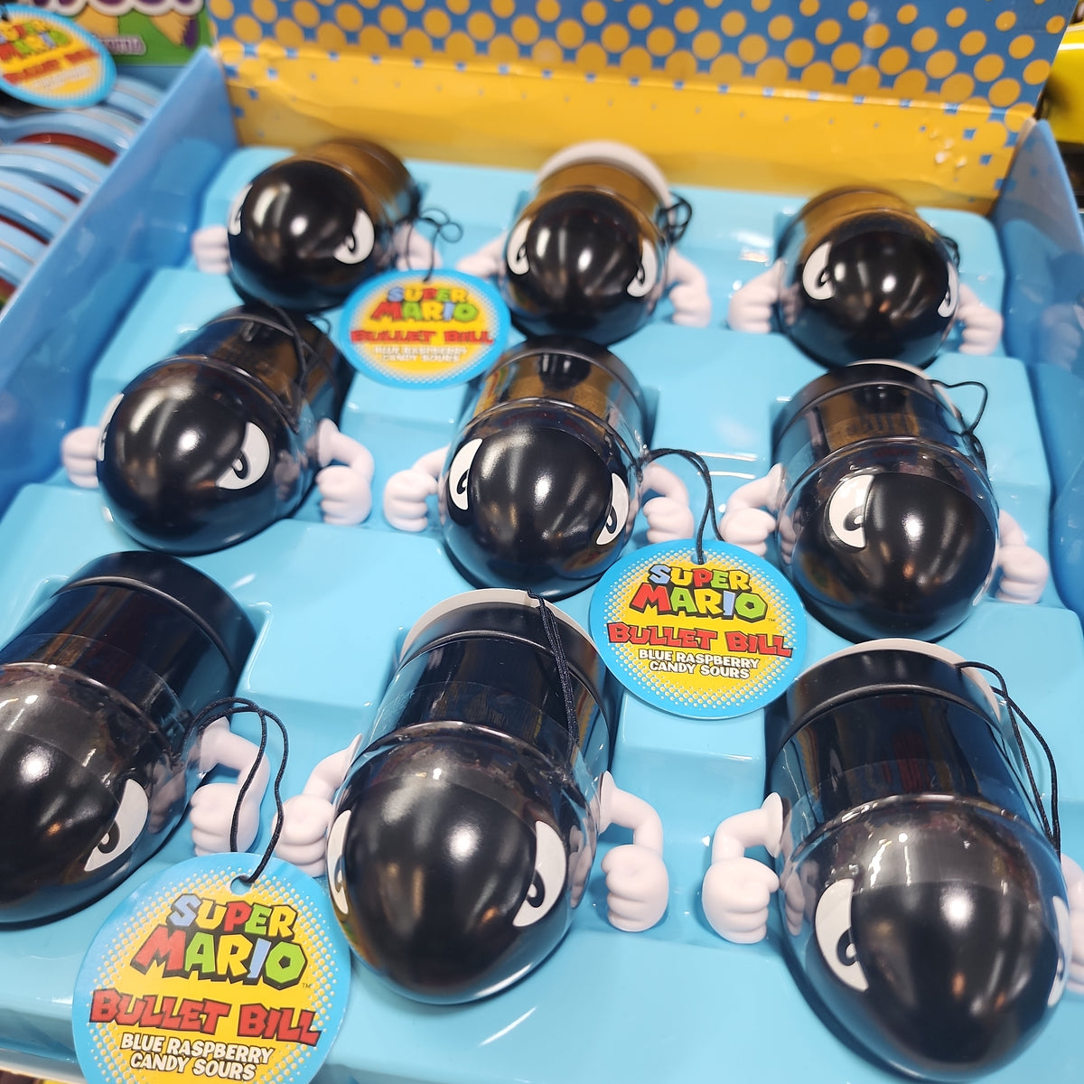 Super Mario Bullet Bill Candy Tin｜角色造型鐵盒糖果｜遊戲迷收藏零食
