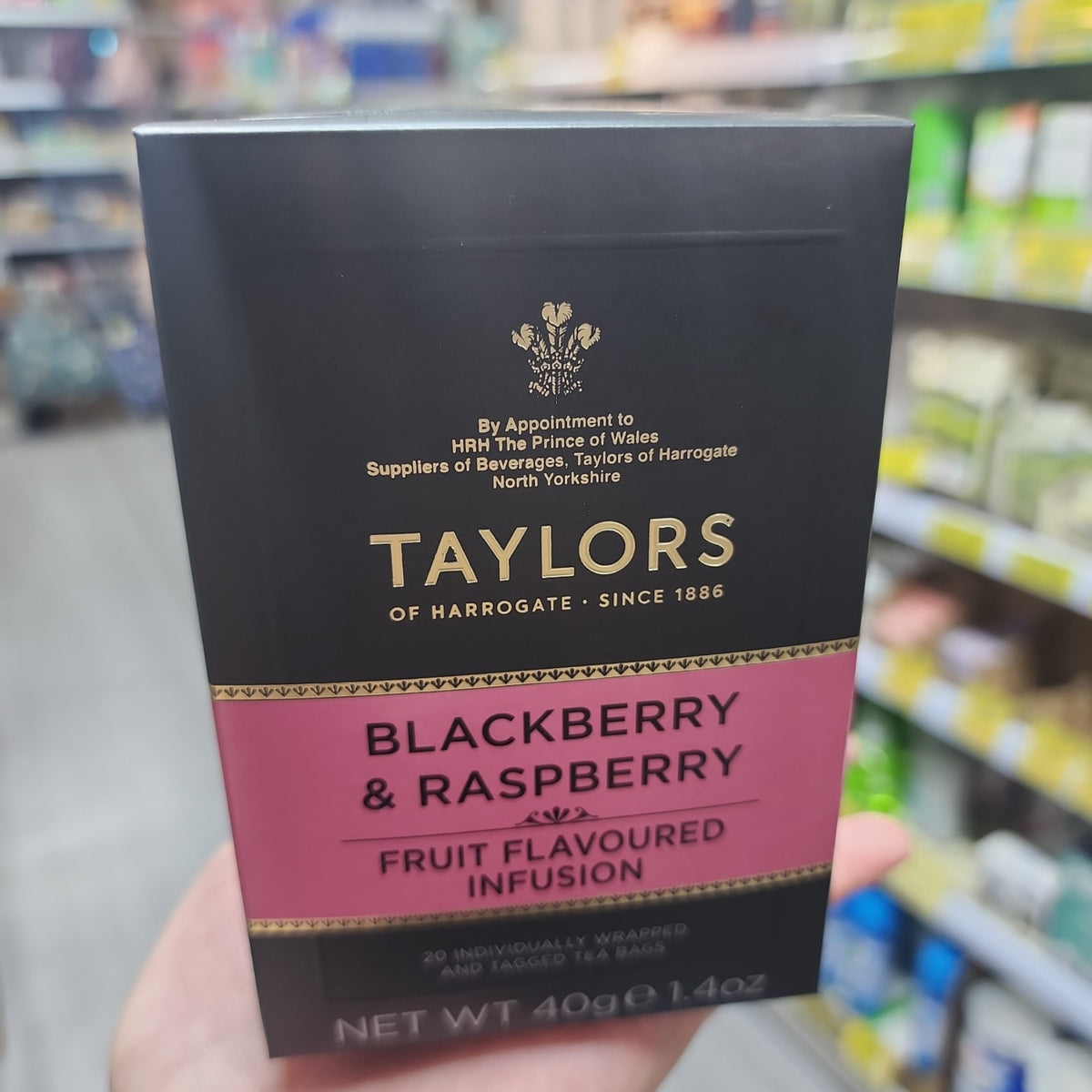 Taylors of Harrogate 黑莓覆盆子莓果茶20包｜Blackberry & Raspberry
