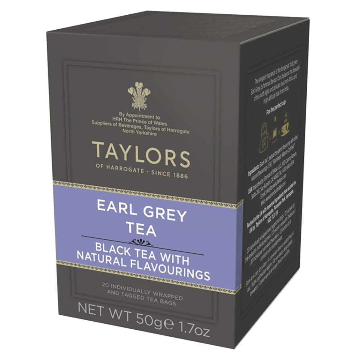 Taylors of Harrogate 皇家伯爵茶 Earl Grey 20包獨立包裝

