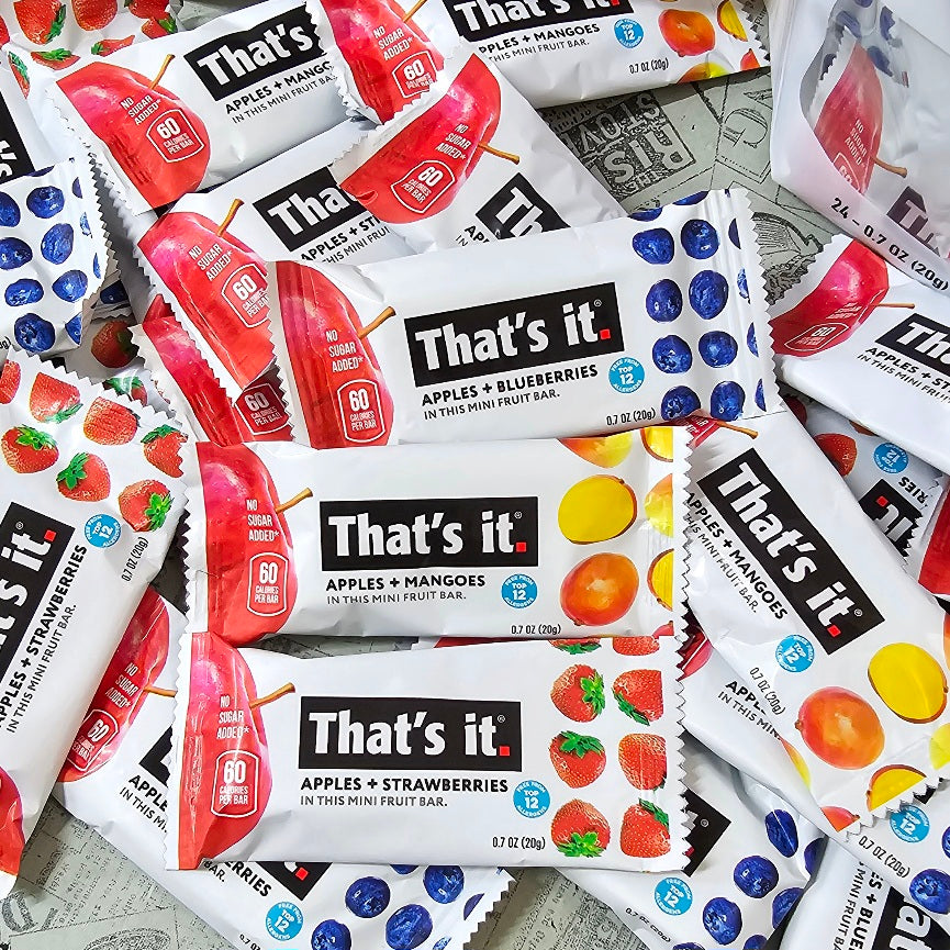 That's it. Mini Fruit Bars｜士多啤梨藍莓芒果水果條｜20g獨立包裝
