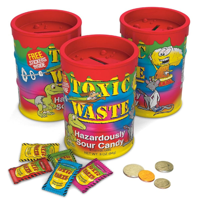 Toxic Waste Hazardously Sour Candy 超酸糖果 美國 Xtreme Sour Candy
