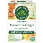 Traditional Medicinals Organic Turmeric Ginger Meadowsweet 有機薑黃生薑繡線菊茶無咖啡因16包
