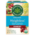 Traditional Medicinals Organic Weightless 蔓越莓纖體去水腫花茶16包｜有機無咖啡因
