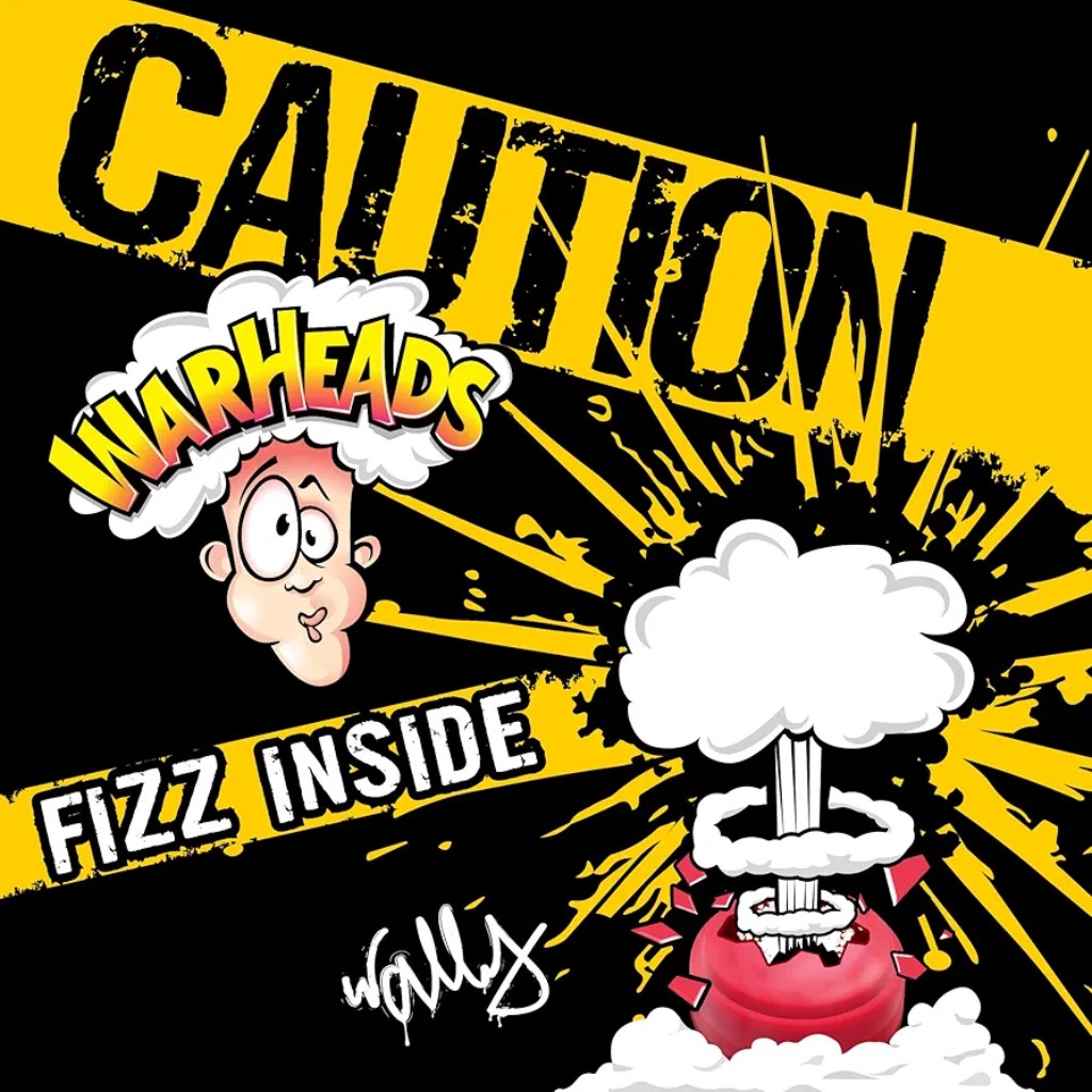 Warheads Atomic Fizz藍莓檸檬及西瓜口味糖
