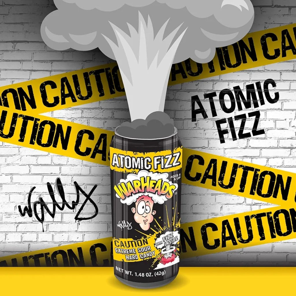 Warheads Atomic Fizz五種水果口味酸味糖
