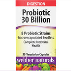 Webber Naturals 益生菌300億8菌株30粒裝｜Probiotic Supplement
