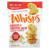 Whisps Cheese Crisps - Asiago & Pepper Jack 生酮零食,芝士脆片60g