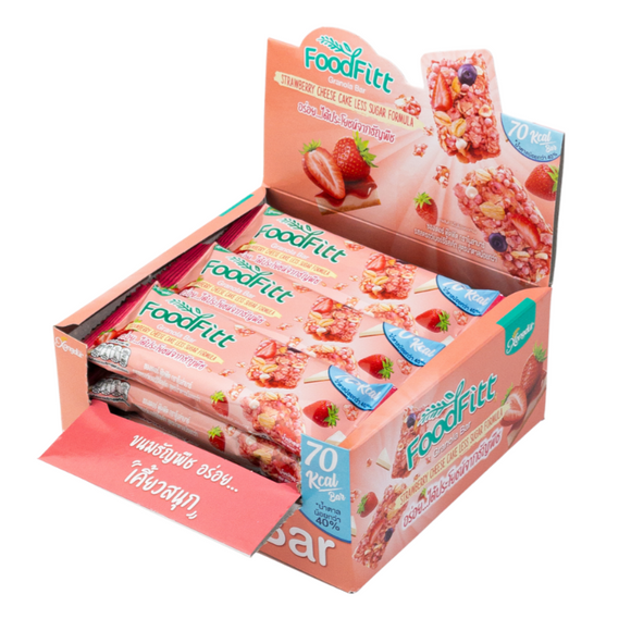 Foodfitt 香脆燕麥棒-草莓芝士蛋糕風味