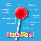 Zolli Pops 提子覆盆子無糖棒棒糖 Zero Sugar
