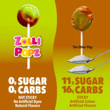 Zolli Pops 無糖潔齒棒棒糖 – 焦糖青蘋果口味 147g