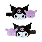 Kuromi × Baku 前髮長夾組(2入裝)日版可愛風格
