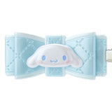玉桂狗Cinnamoroll 蝴蝶結前髮夾(二入裝)日系可愛風格髮飾