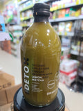 Deto有機天然無過濾檸檬抹茶蘋果醋 500ml (ch)