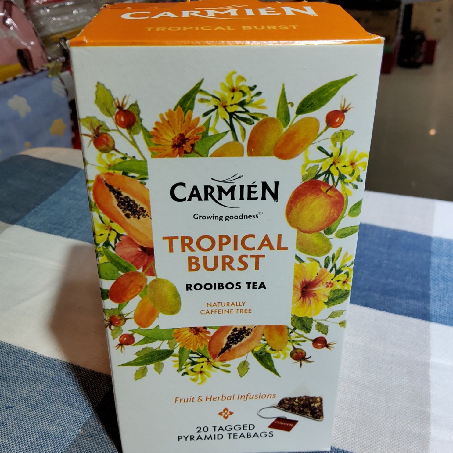 南非養生博士茶, 無咖啡因, 熱帶風情（20包三角茶包）