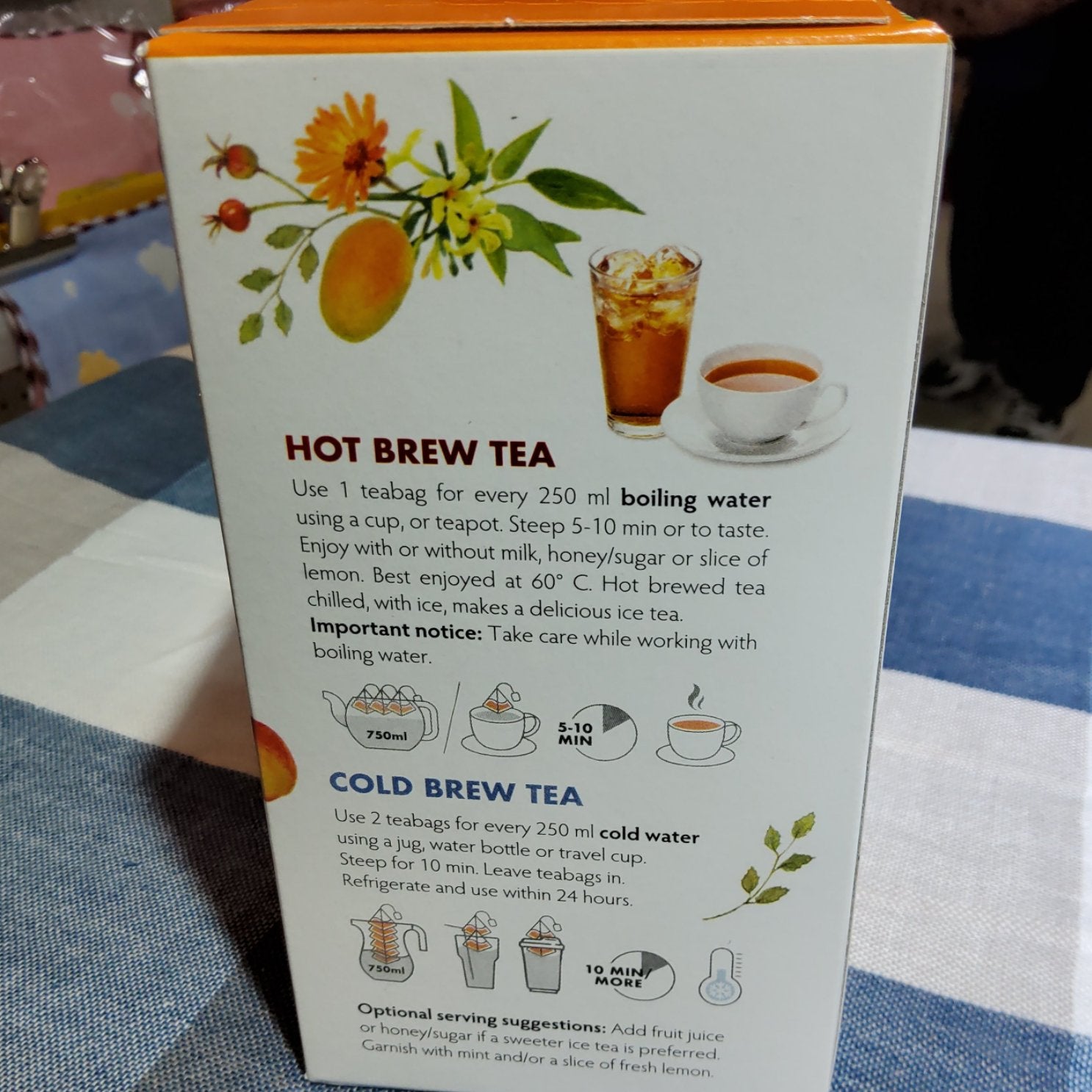 南非養生博士茶, 無咖啡因, 熱帶風情（20包三角茶包）