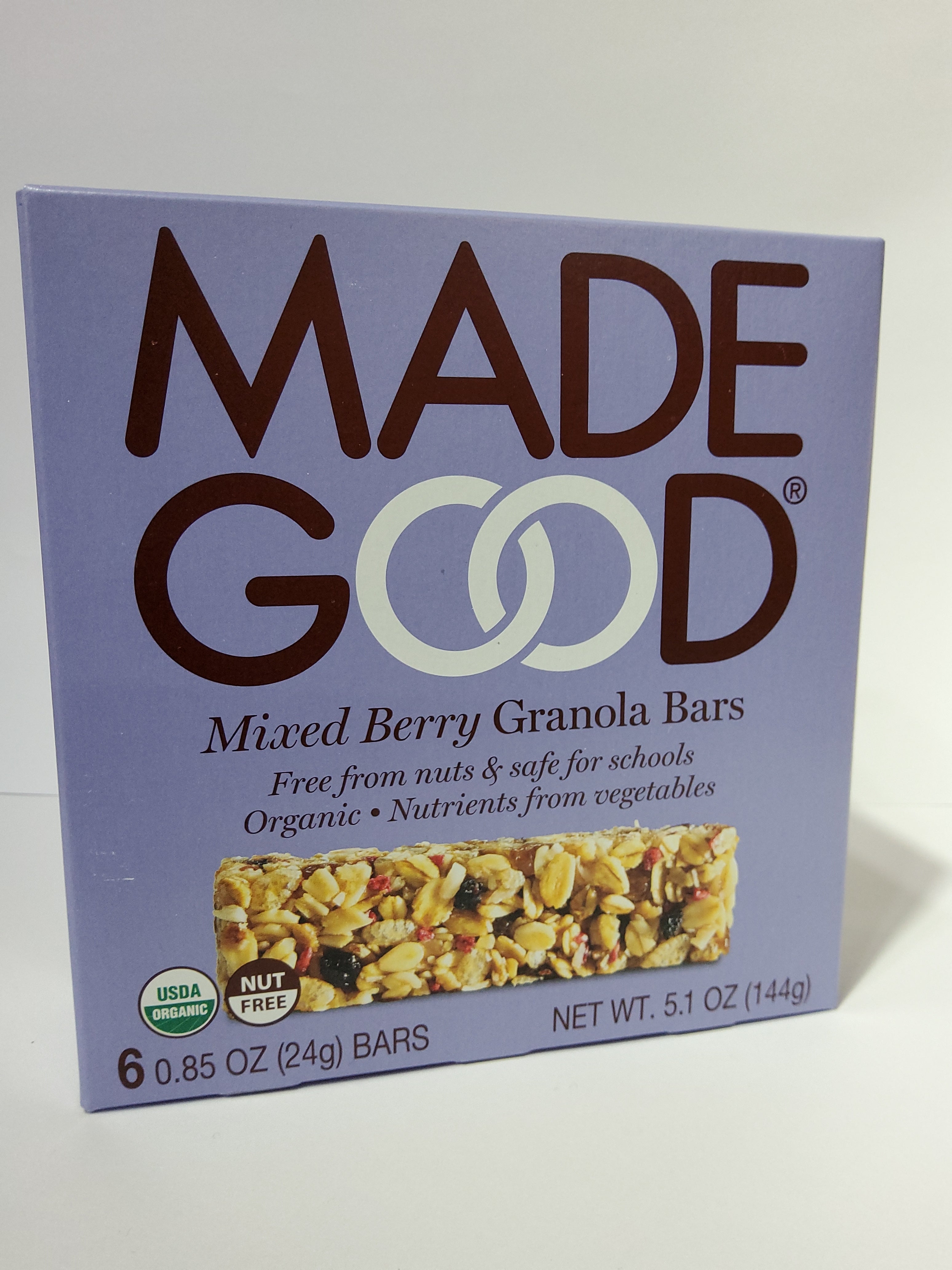 Made Good Mixed Berry Granola 144g (6 bars)