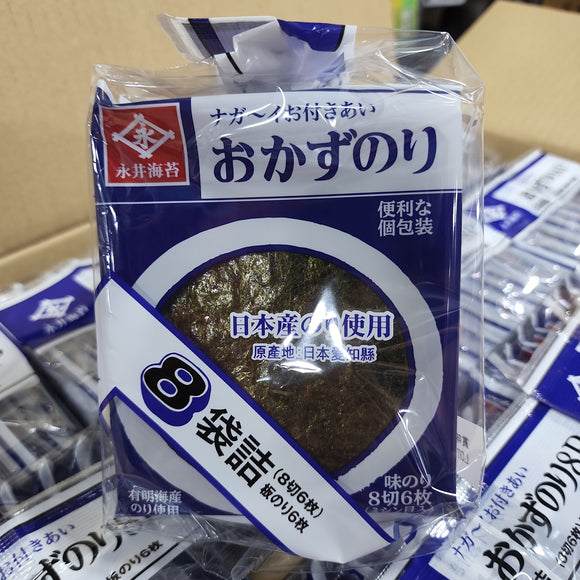 日本永井味付海苔 8袋入
