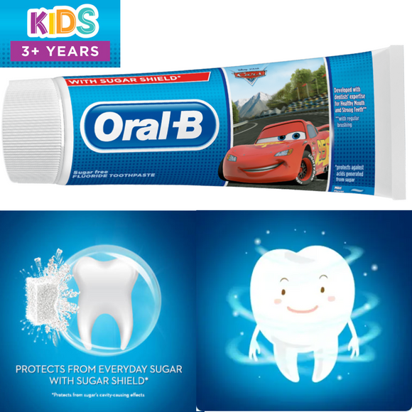 Oral B Cars 車王兒童含氟防蛀牙膏 75ml