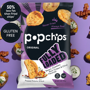 Popchips Fully Loaded Popped Potato Snacks 142g