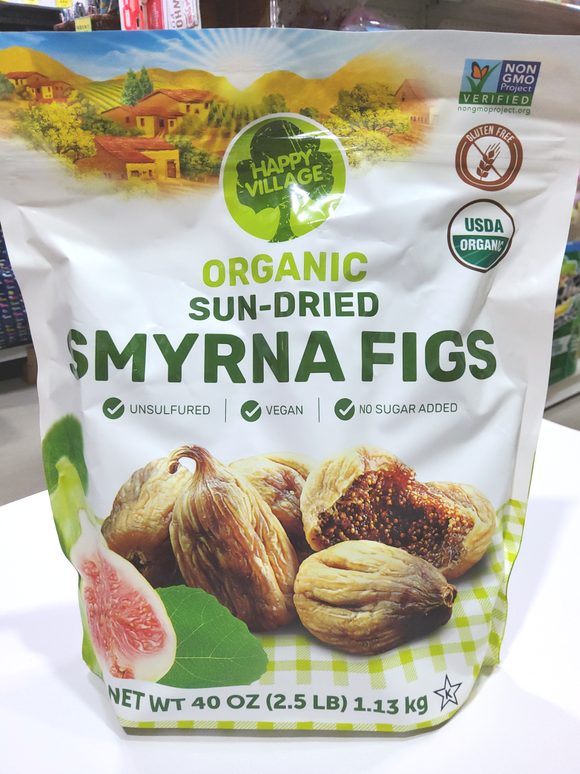 Happy Village Organic Sun Dried Figs 有機無花果乾 1.13Kg