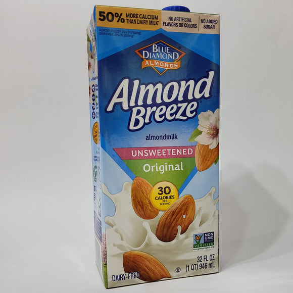 Blue Diamond  無添加糖杏仁奶 1L
