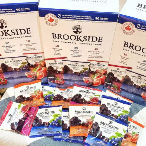 Brookside Dark Chocolate Variety Pack 加拿大Brookside水果夾心黑朱古力 (40包裝)