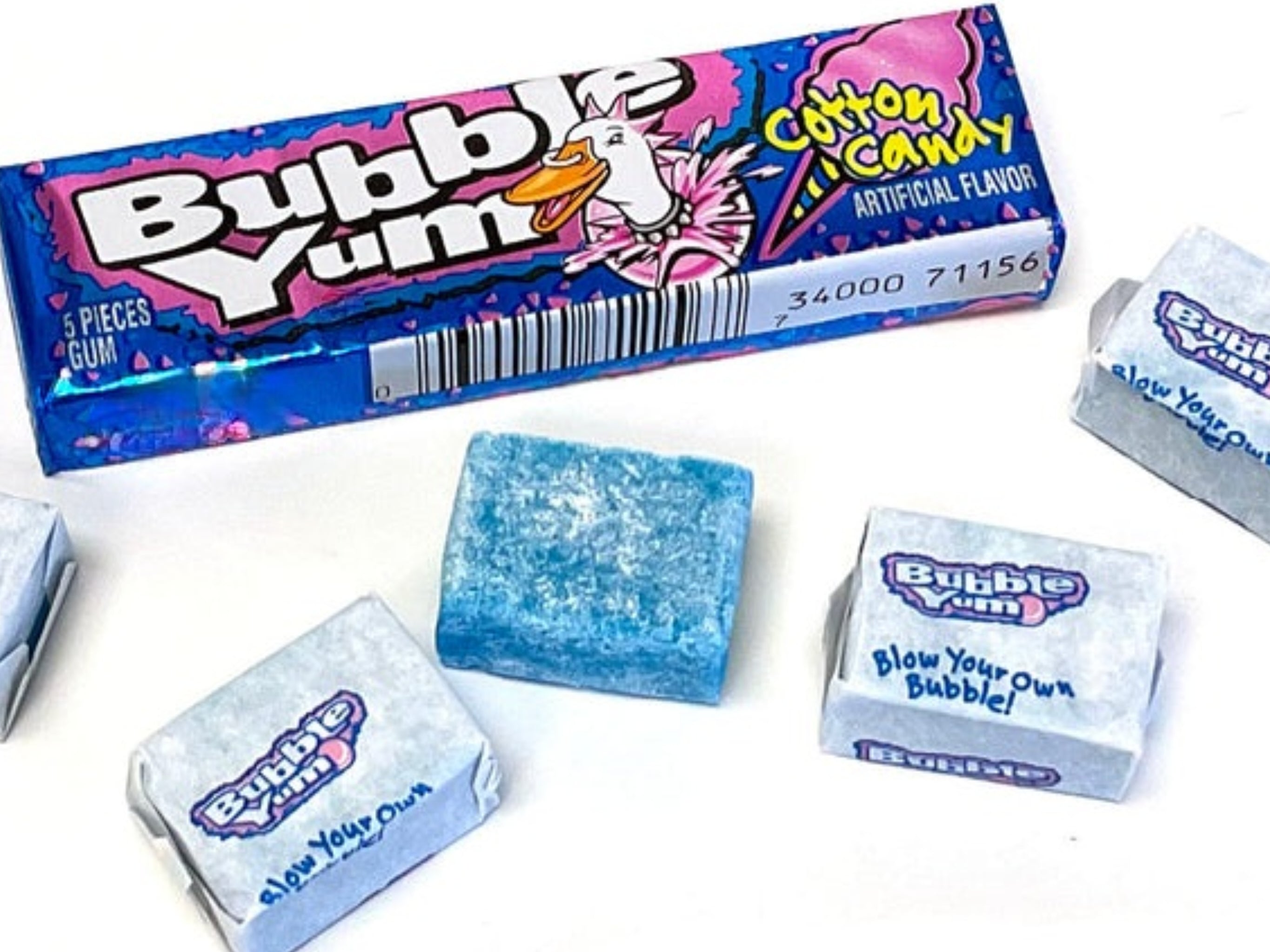 BUBBLE YUM 美國人氣吹波糖 Cotton Candy Bubble Gum