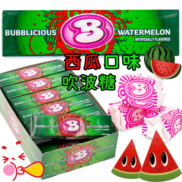 Bubblicious Bubble Gum - Watermelon 西瓜味吹波糖