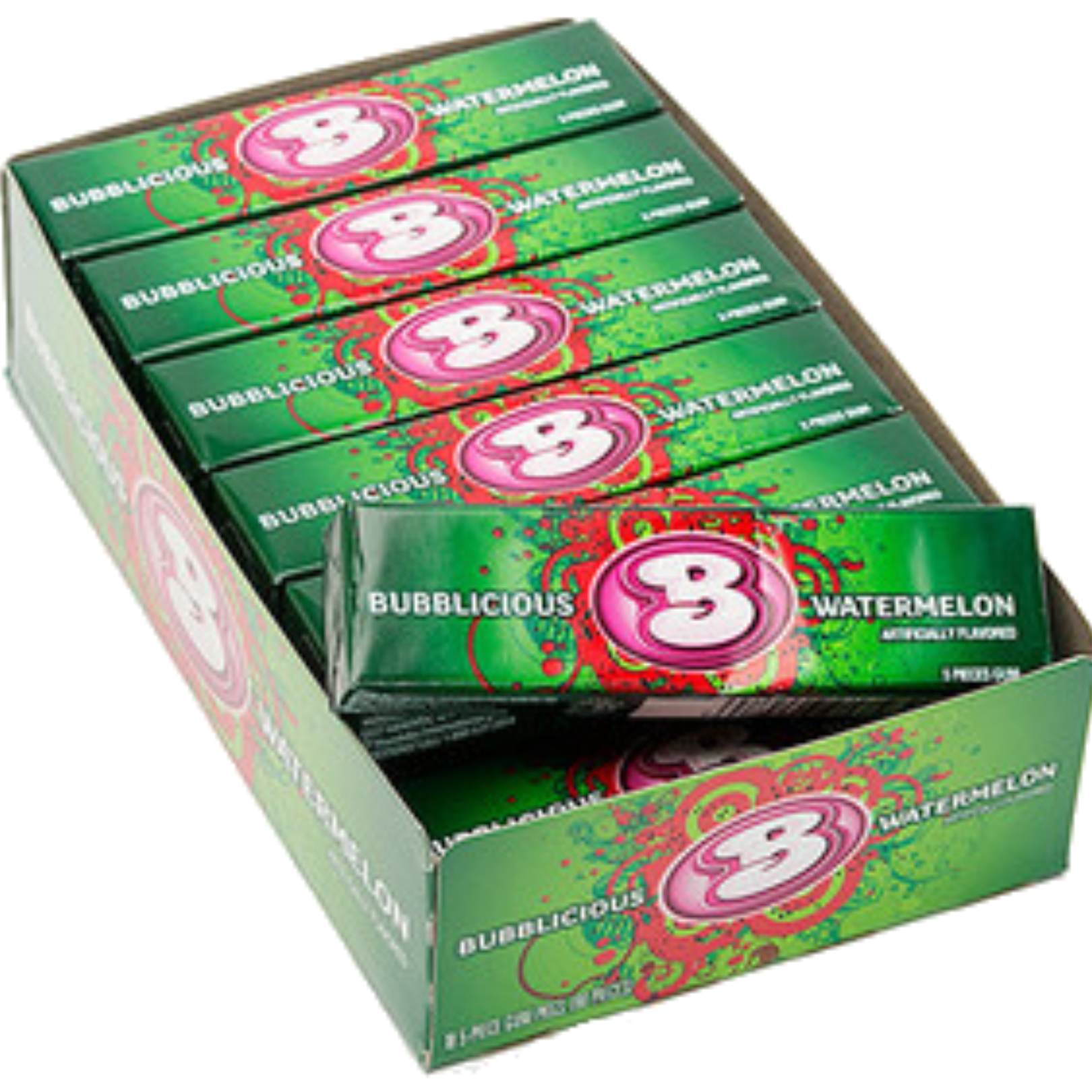 Bubblicious 西瓜味吹波糖產品細節 Watermelon Bubble Gum