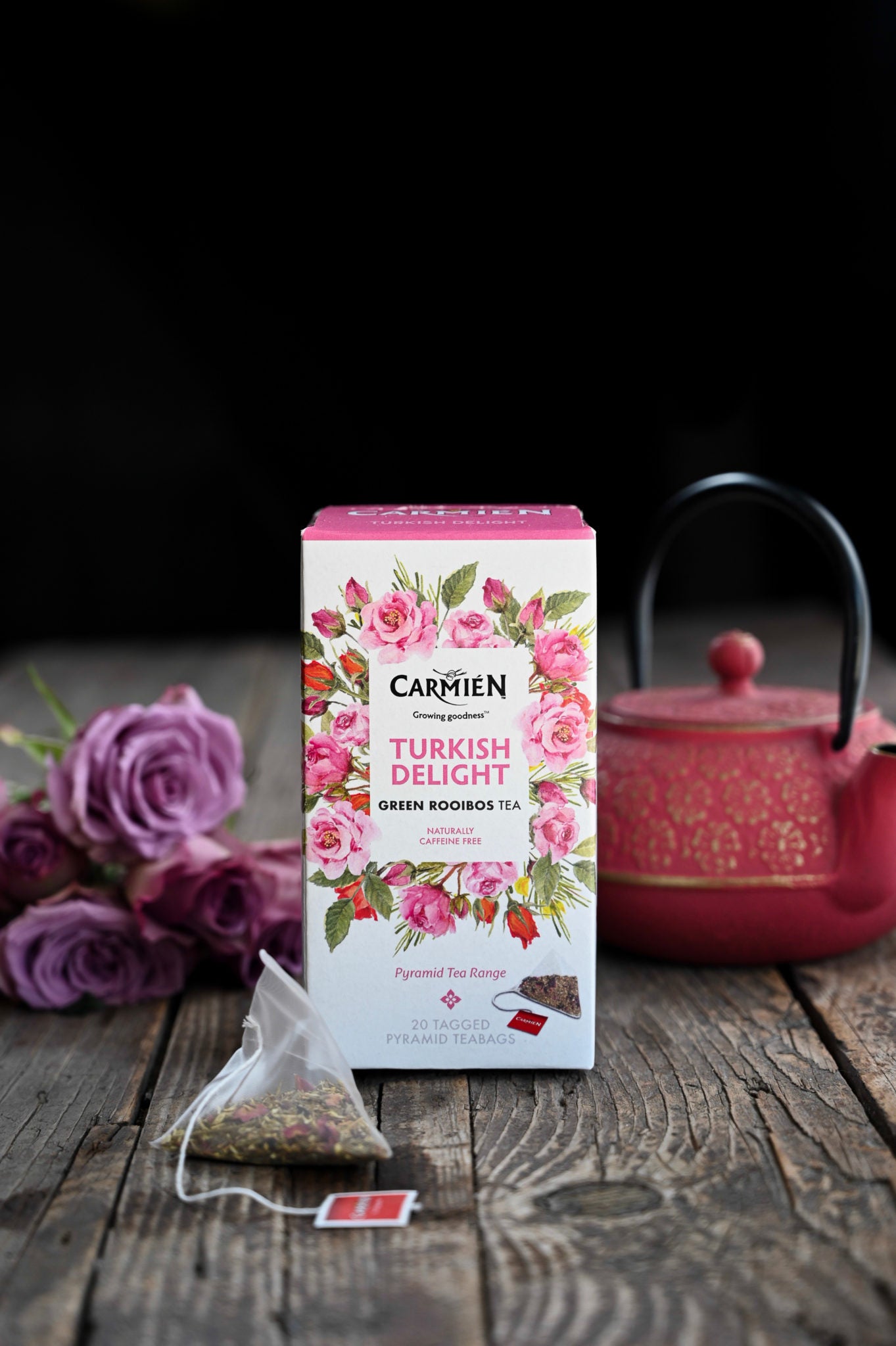 Carmien養生南非國寶茶/博士茶,玫瑰甜心,無咖啡因 (20包裝)