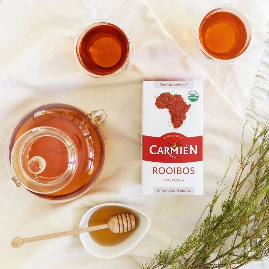 Carmién Rooibos Tea｜天然無咖啡因草本茶｜40茶包裝

