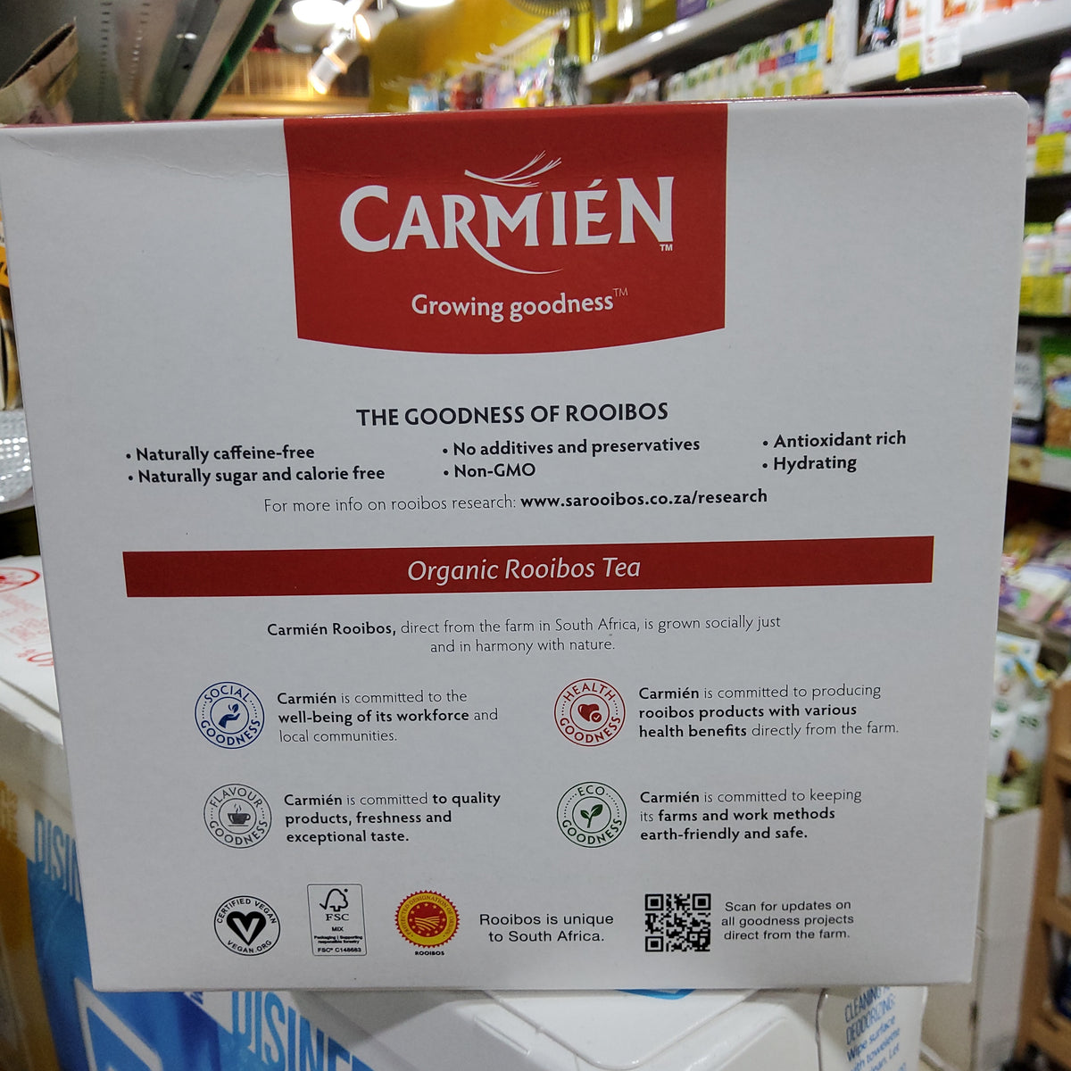 Carmién 南非Rooibos國寶茶｜South African Rooibos Tea｜有機草本茶
