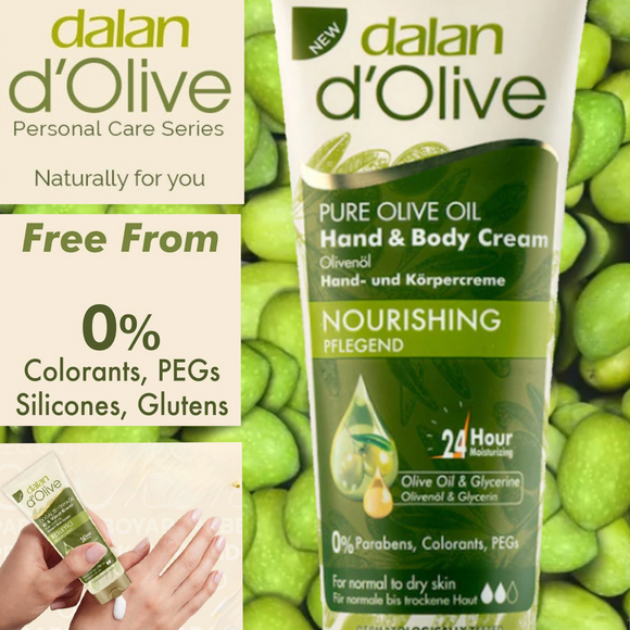 Dalan d' Olive Moisturizing Cream (Hand & Body), Paraben Free 橄欖油保濕潤膚霜 250ml