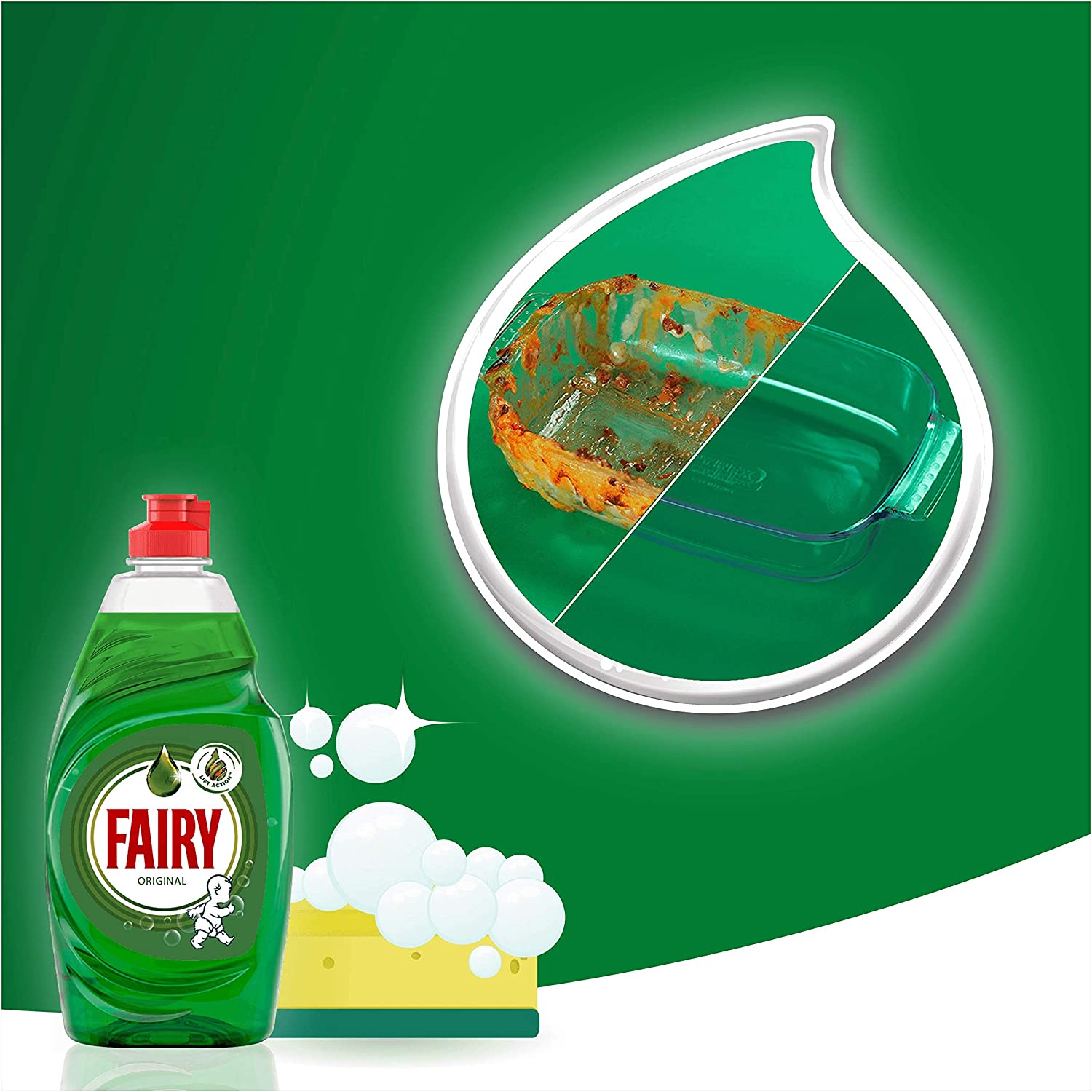 Fairy英國版超濃縮洗潔精320ml濃縮去油洗碗液