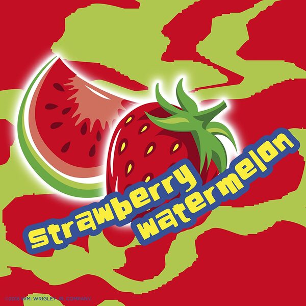 Hubba Bubba Bubble Gum - Strawberry & Watermelon 西瓜,士多啤梨味吹波糖