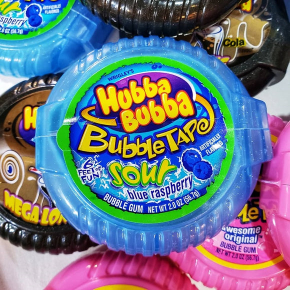 Hubba Bubba Bubble Tape, Bubble Gum - Sour Raspberry 酸莓味卷裝吹波糖