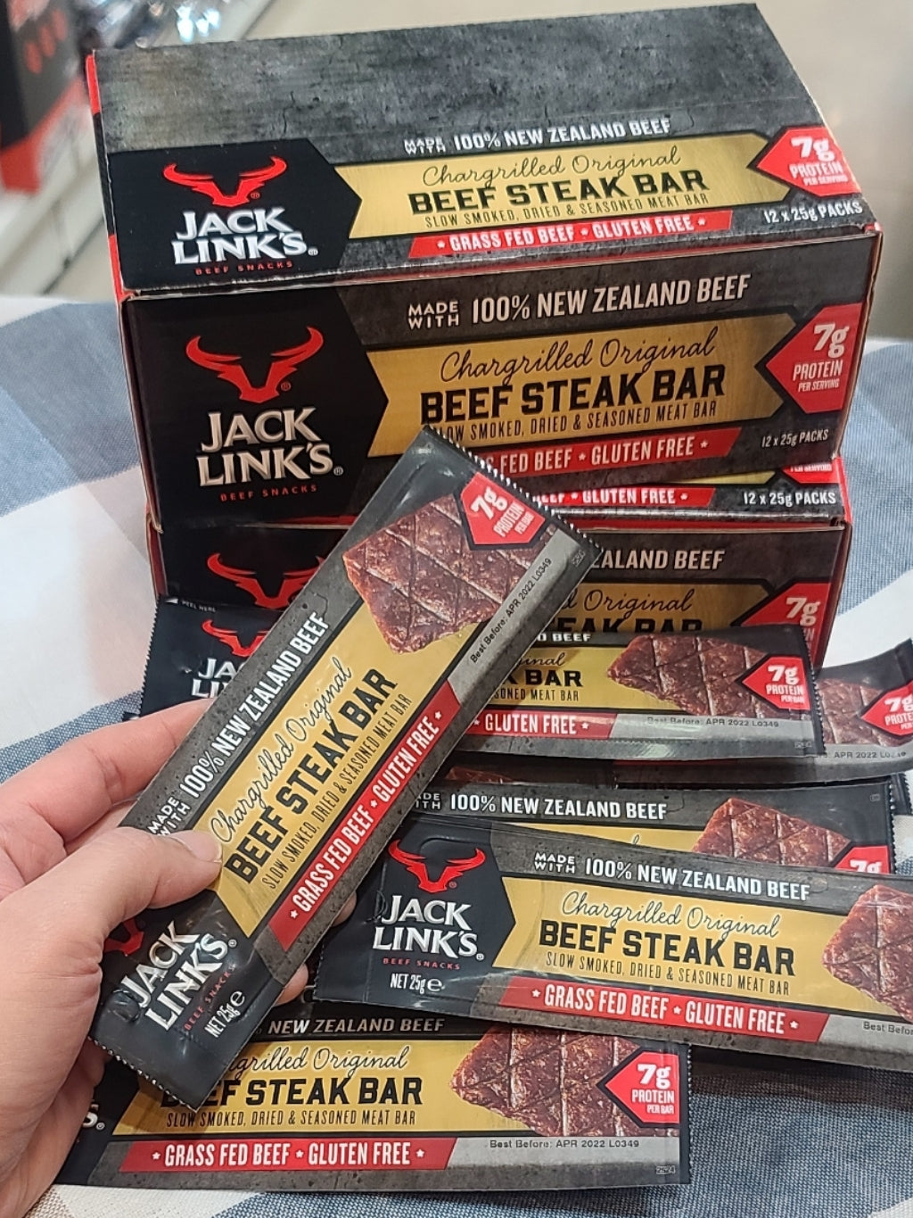 紐西蘭Jack Link's BBQ味厚切牛扒條 25g