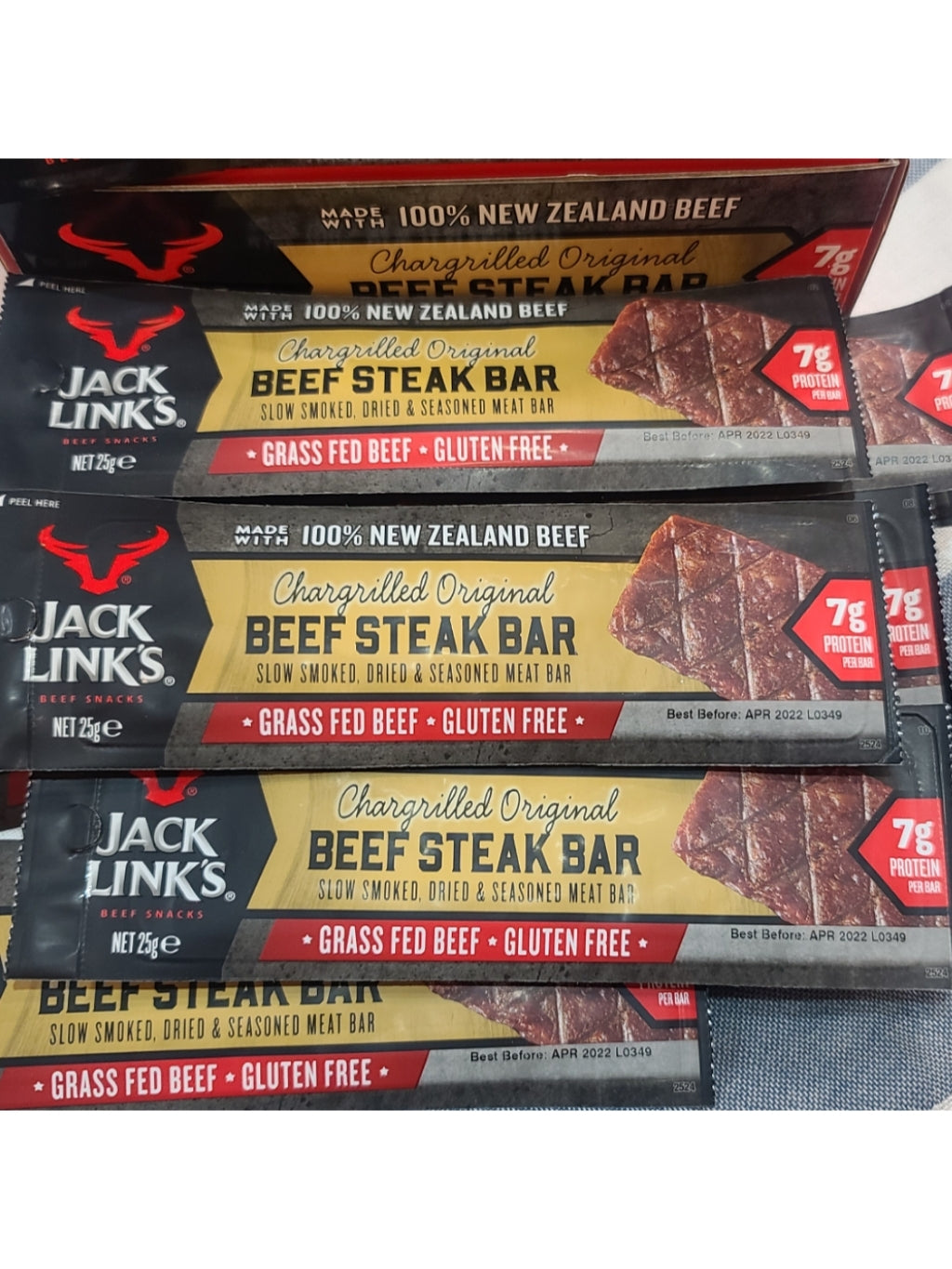 紐西蘭Jack Link's BBQ味厚切牛扒條 25g