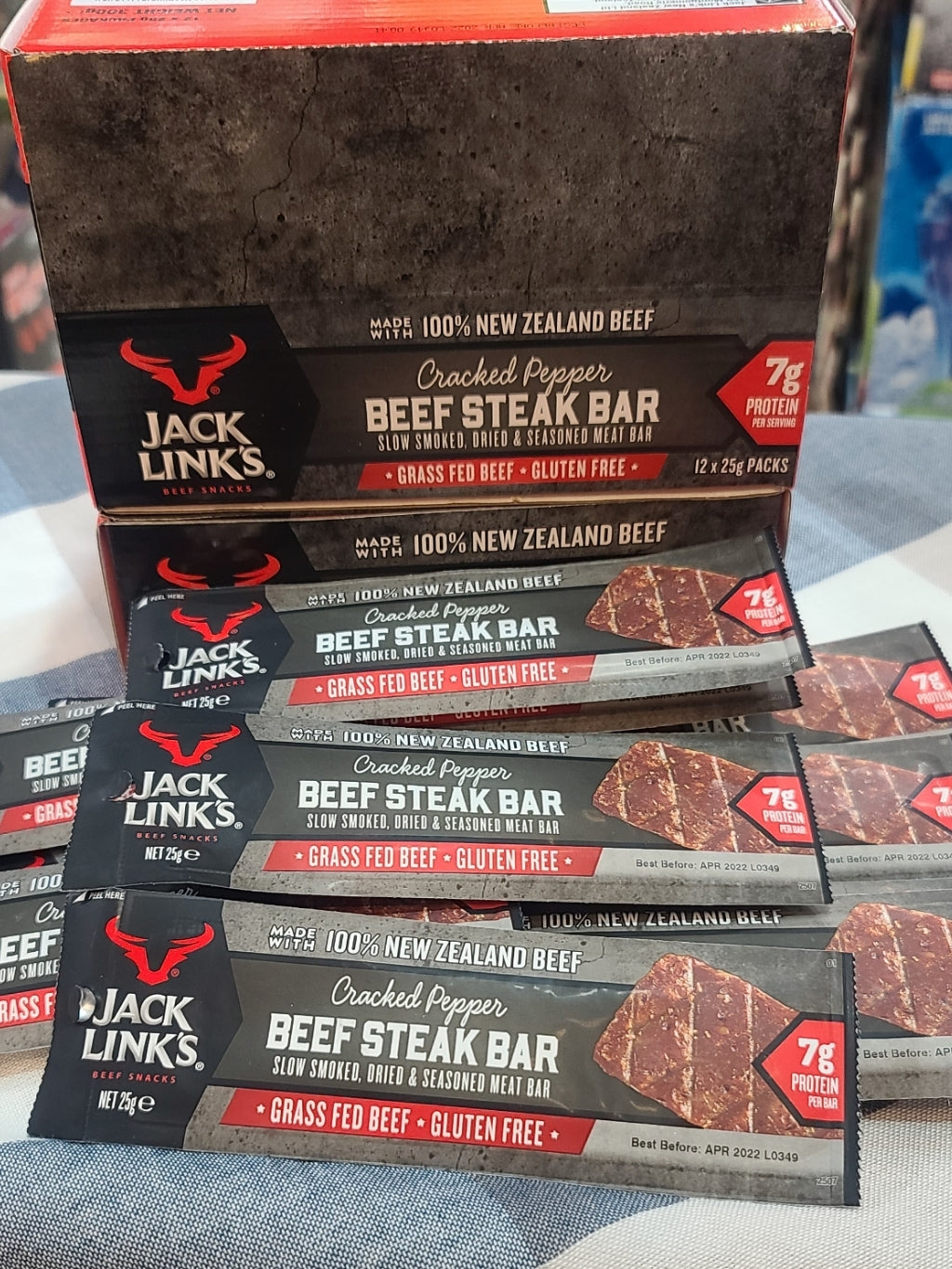 紐西蘭Jack Link's 黑椒味厚切牛扒條 25g