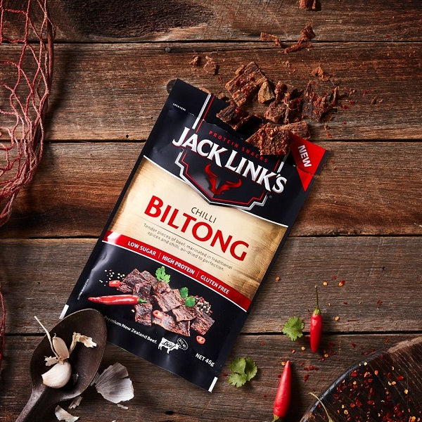 紐西蘭Jack Link's Biltong Beef Snacks - Chilli Biltong 45g