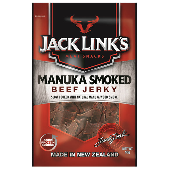 紐西蘭Jack Link's 麥蘆卡木煙燻草飼牛肉乾50g