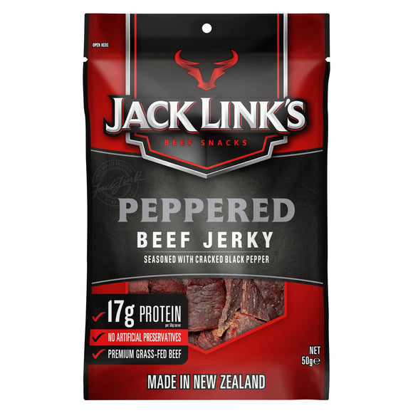 紐西蘭Jack Link's 黑椒味草飼牛肉乾50g