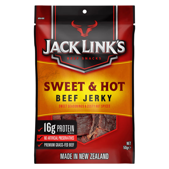 紐西蘭Jack Link's 甜辣惹味草飼牛肉乾50g
