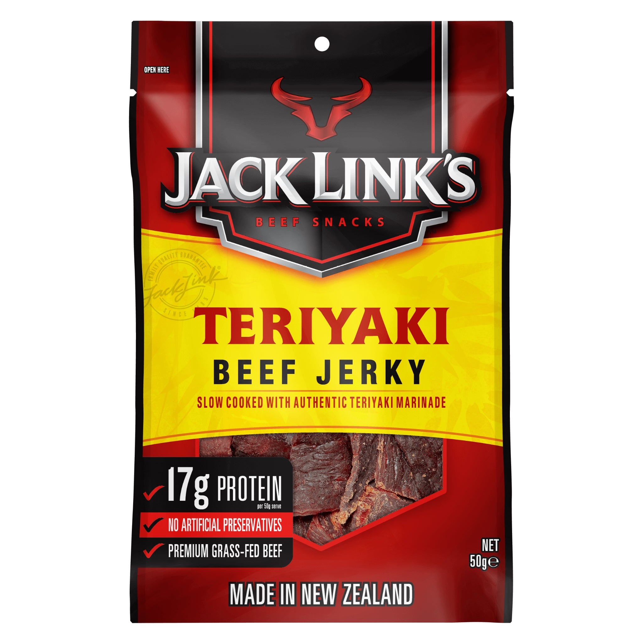 紐西蘭Jack Link's 日式燒汁味草飼牛肉乾50g