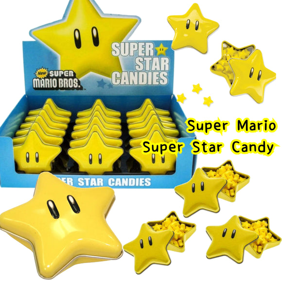 Super Mario Tin Candy - Super Star