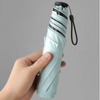 日本Parachase 6骨超輕碳纖維UV傘,有黑膠底,僅重111g