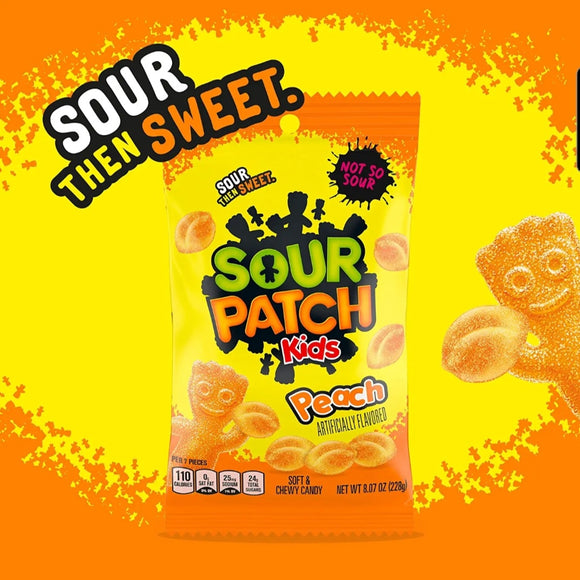 Sour Patch Kids 超酸桃味軟糖 101g