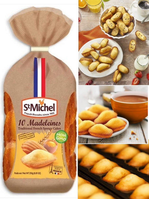 St.Michel 非轉基因, 法式海綿蛋糕 (10件獨立包裝)