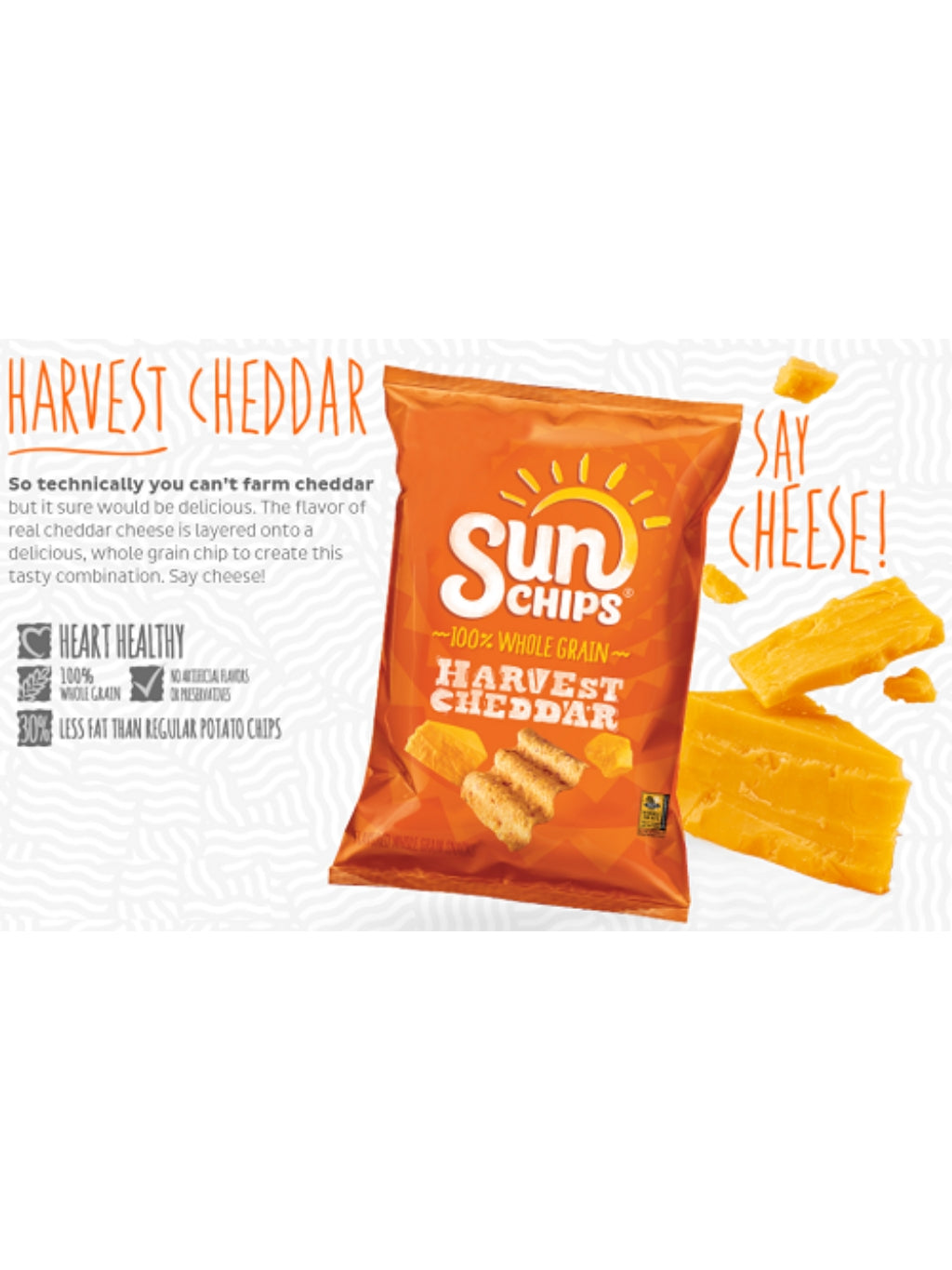 SunChips 車打芝士味脆片185g(美國製)