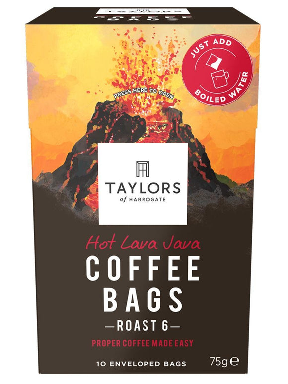 Taylors of Harrogate 火山爪哇浸泡咖啡包 (10包獨立包裝)